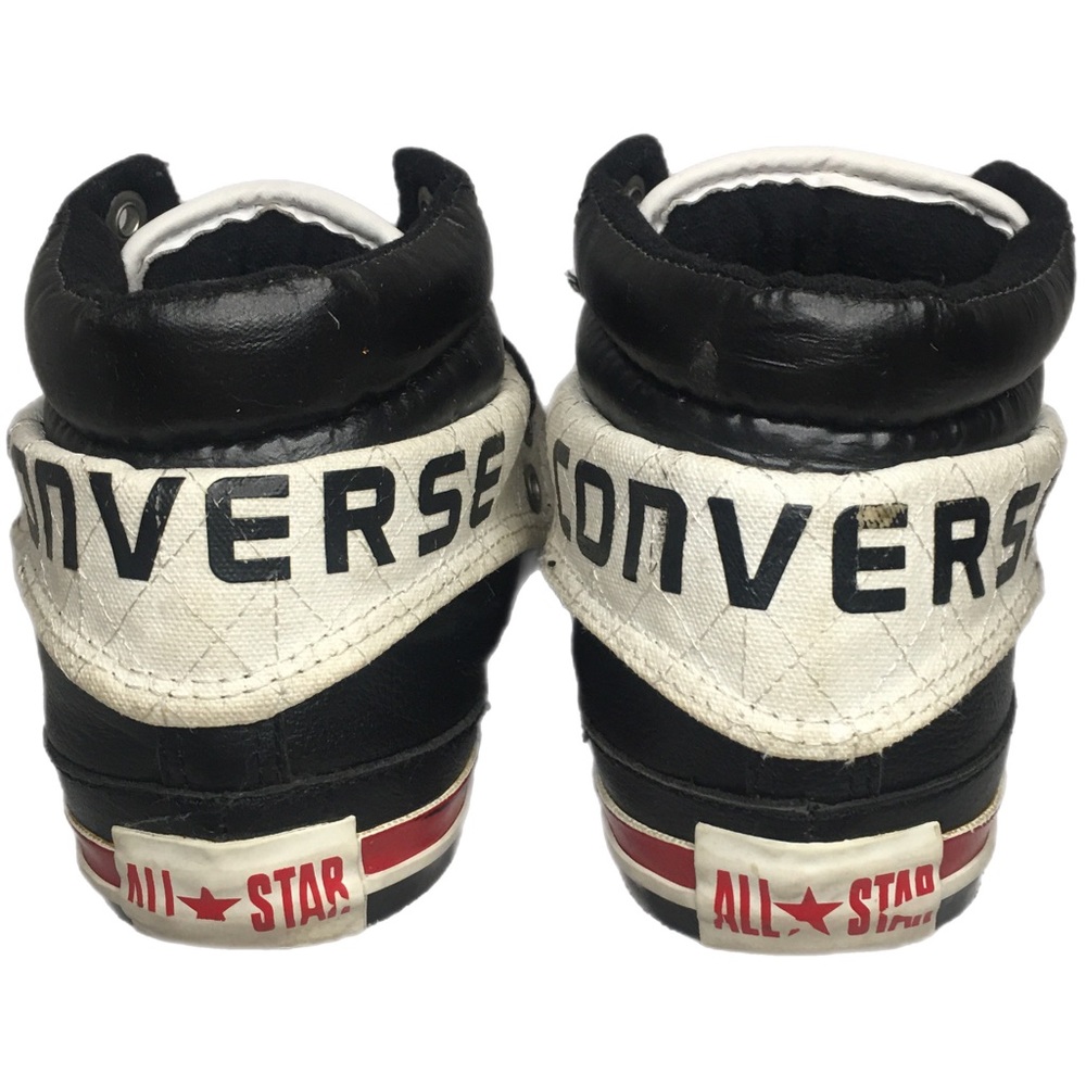 Rare leather Converse two fold high tops. Mens 6/Womens 8 - Picture 10 of 13
